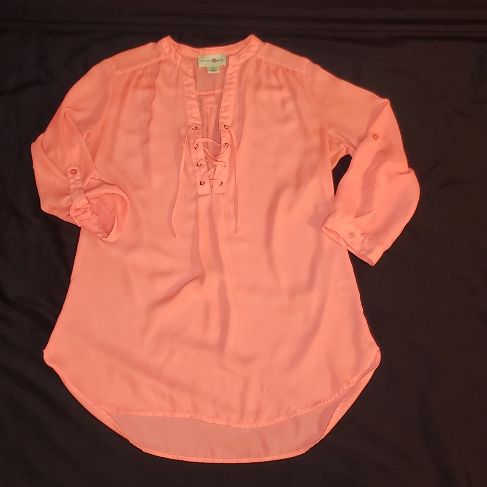 🏷 Wishful Park Coral See-through Top